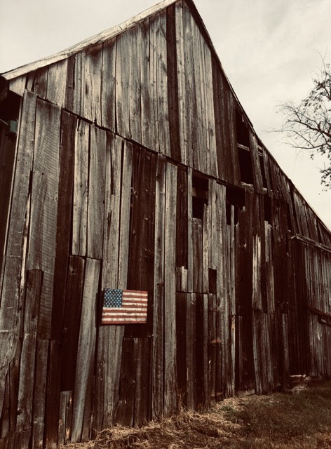 Rustic American Flag