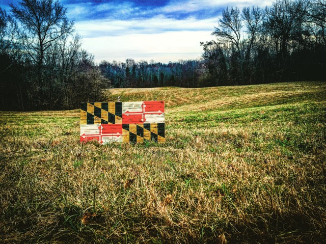 Charred Maryland Flag
