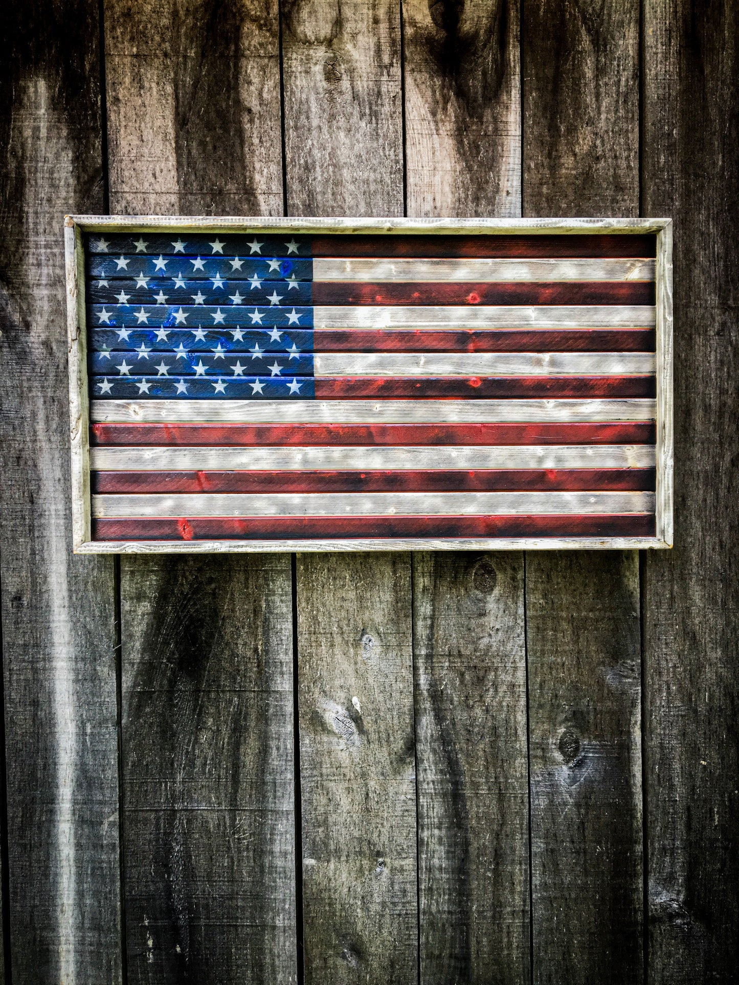 Rustic American Flag