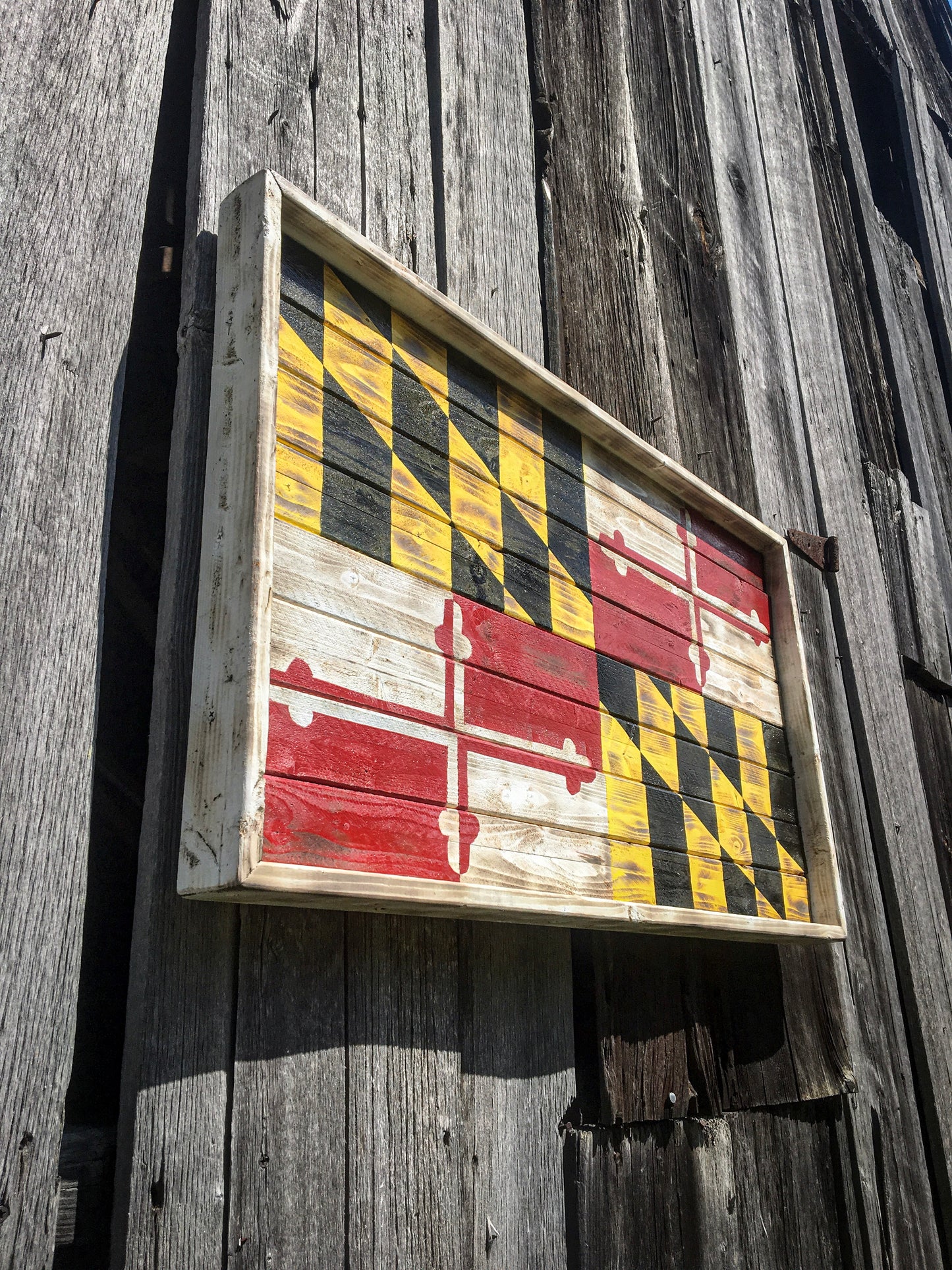 Charred Maryland Flag