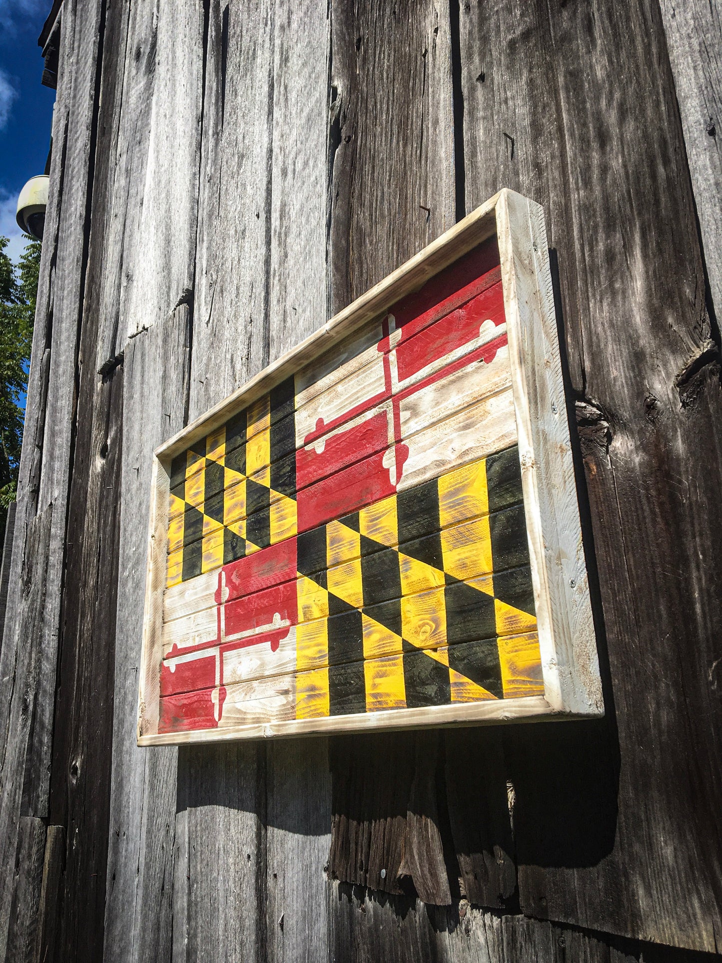 Charred Maryland Flag