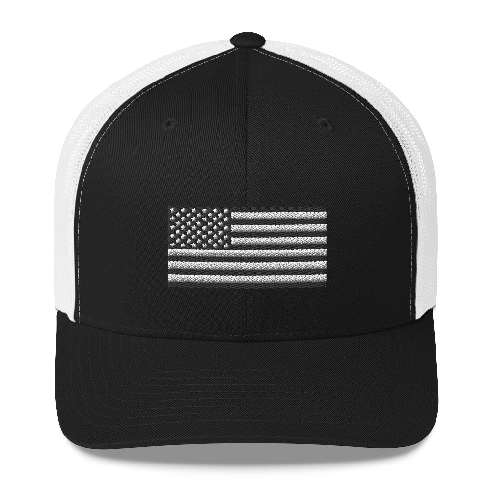 American Flag Trucker hat