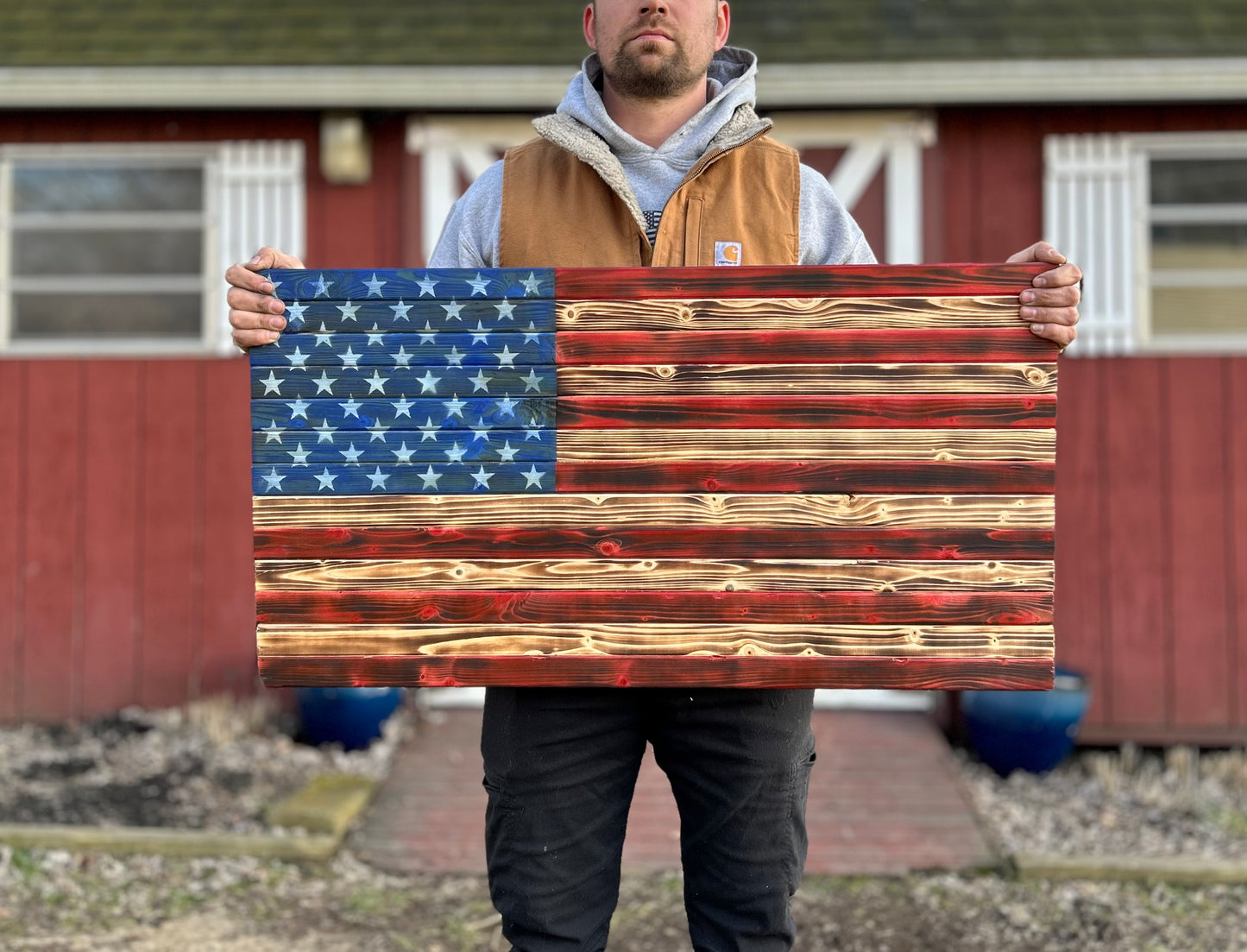 Distressed American Flag