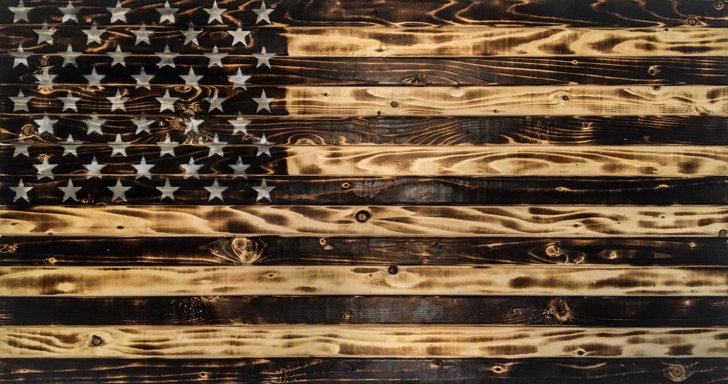 Charred "Honor" Flag