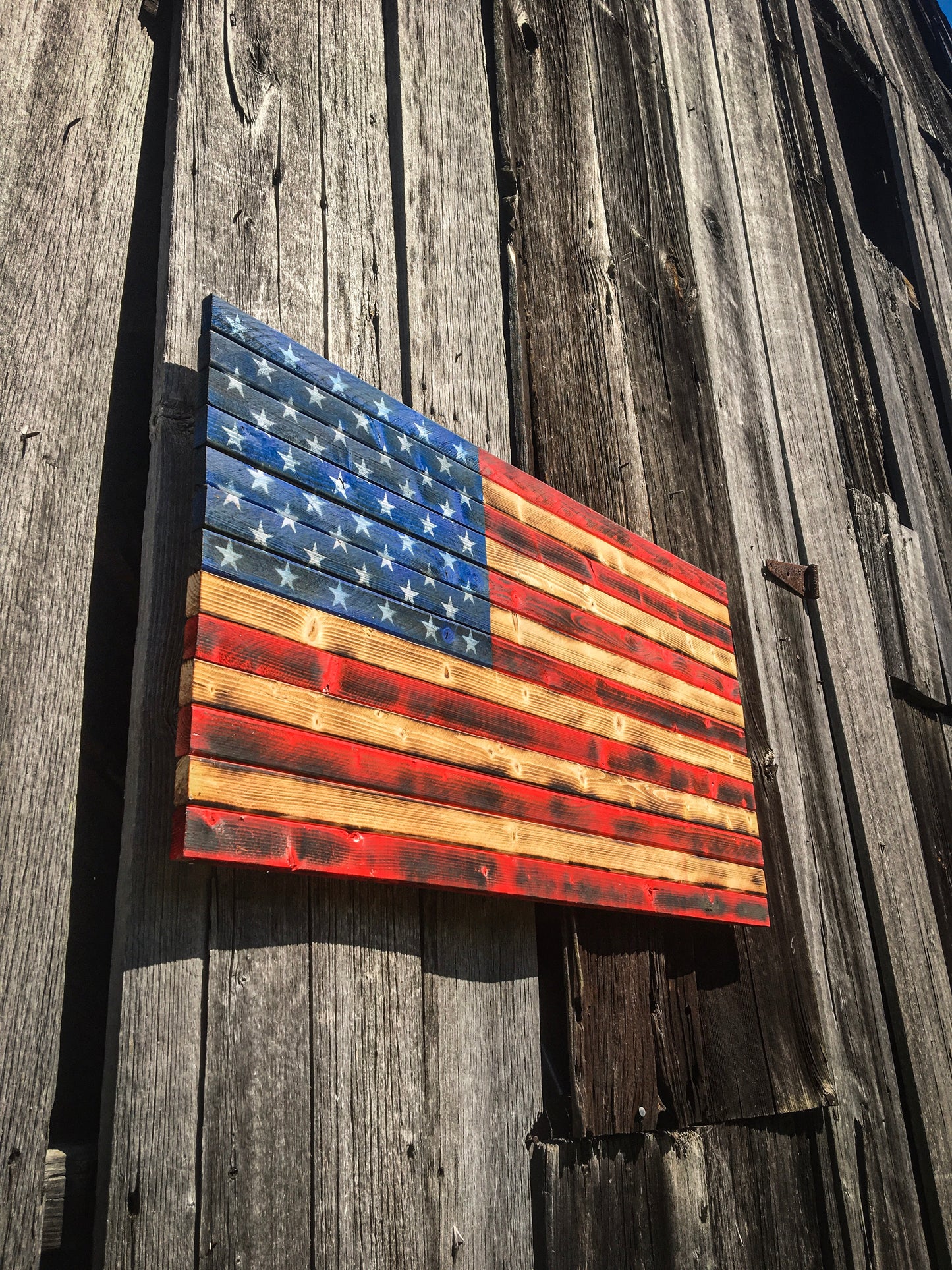 Distressed American Flag